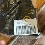 Kathy Ireland  BLACK solid Print Chiffon Tie Front Swim Topper XL Photo 2