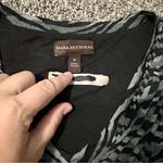 Dana Buchman  Black and Gray Zebra Long Sleeve Top (R1) Photo 2