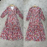 Bohme  Women’s Kendal Floral Maxi Dress Longsleeve V-Neck in Multicolor Size XS Photo 1