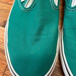 Vans WOMENS TEAL SLIP ON SNEAKERS Photo 5