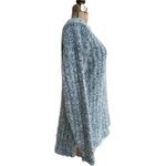 Vintage Sweater Silk Mohair Wool Winter Gallagher Chunky Knit Blue Green Photo 1