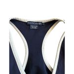 Ralph Lauren  Navy White Racerback Built in Bra Workout Top Size Large Photo 3
