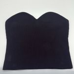 The Drop Women's Black Collette Strapless Cropped Sweater Top Size Medium NWT Photo 4