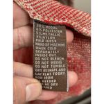 J. McLaughlin Fontaine Long Cardigan Large Red Gold Metallic Jacquard Holiday Photo 6