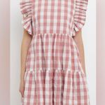 English Factory  Gingham Mini Dress Photo 2