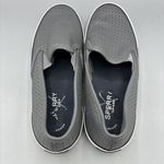 Sperry  Top‎ Sider Grey Leather Perforated Slip On Women’s Loafers 8 M Comfy Photo 3