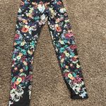 See You Monday Floral Leggings Sz Large Photo 0