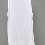 Farmhouse Frocks Tank Dress Size XL Wns White Lace Ruffle Hem Ribbed Scoop Photo 0