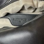 Metro Muse Black Vegan Leather Modern Lightweight Puffer Handbag Going Out Party Photo 6