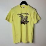80s Vintage Fort Tucker Alabama Reunion T Shirt USA Single Stitch Yellow Large L Photo 11
