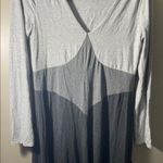 Chetta B  Sherrie bloom Peter noviello color block dress sz 6 gray v neck Photo 2