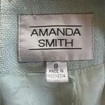 Amanda Smith  Skirt Suit 8 Mint Green Lined Straight Knee Length Photo 15