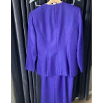 Alex Evenings ROYAL BLUE MOTHER OF THE BRIDE DRESS AND JACKET WITH JEWELS 10P Photo 5