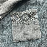 Altar'd State Blue V-Neck Sweater with Pocket Detail Photo 1