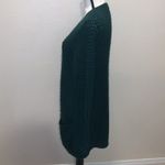 Cotton Emporium  vintage forest green long open cardigan sweater with pockets Photo 3