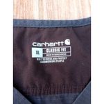 Carhartt Scrub Shirt Large Blue Ripstop Pockets Short Sleeve Medical Size XL Photo 4