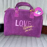 Victoria's Secret Victoria’s Secret mini velvet felt satchel bag Photo 0