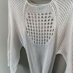 Melissa Odabash Brooke Crochet Knit Cotton Midi Dress Coverup White Size M Photo 5