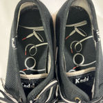 Keds KICKSTART CANVAS SNEAKERS WOMENS SZ 8 BLACK & GRAY PREOWNED Photo 5
