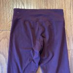 Aerie  burgundy high rise leggings medium long Photo 9