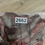 Woolrich  Shirt Womens Medium Orange Brown‎ Southwestern Aztec 1/4 Zip Sweater Photo 8