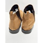 Primark Boots Slip On Faux Suede Pointed Toe Low Heeled Ankle Booties Tan 9 Photo 10