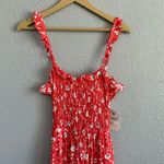 Altar'd State  Floral Jumpsuit Open Back Size Medium NWT Pockets‎ Photo 1