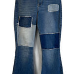 Hollister  Patchy Patchwork Flare Leg Denim Jeans Raw Hem High Rise JRS SZ 5R-27 Photo 0