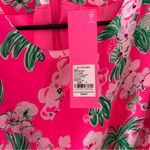 Lilly Pulitzer NWT Maude Satin Pink Romper Size 0/XS Photo 5