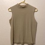 Christopher & Banks Beige Turtleneck Tank Top Photo 0