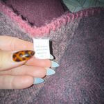 World Market Cape Blanket Shawl Shrug Wrap Burgundy Black O/S Oversized NO BELT Size undefined Photo 4