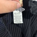 Charlotte Russe  Ribbed Stretch‎ Top Off Shoulder Ruffle Neck Sleeveless Black Lg Photo 2