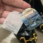 NWT London Rag All Nighter Black Patent Slingback Heels Size 10 Photo 9