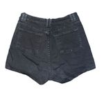 American Apparel Black Shorts Size 28/29 Zippered Sides Photo 1