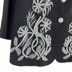 Ben Marc 2pcs Beaded Blazer Skirt Set Church Suit Black Size 10 Photo 3