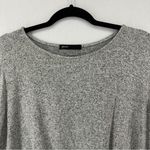 Gibson  Pullover Sweater Long Sleeve Knot Front Womans Size M Gray Photo 1