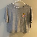 Champion Grey  Short Sleeve Shirt Slightly Cropped Photo 0