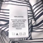 Foxcroft Stripe Non-Iron Cotton Sleeveless Maxi Shirtdress 6 EUC Photo 11