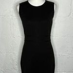Calvin Klein Women's Black Sleeveless Crewneck Fitted Bodycon Dress Size 2 Photo 0