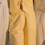 Daily Drills Yellow Linen Set Photo 0