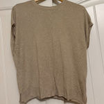 H&M  Basic Sleeveless Shell Medium Beige Knit Acrylic Viscose Blend Sweater Photo 0