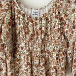Macy's Long Sleeve Flowered Blouse Photo 1