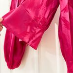 NEW Ronny Kobo Eugenia Eugina Silk Puff Sleeve Blouse Top fuchsia pink sz XS Photo 11