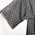 Allyson Black Shimmer Polka Dot Dress Size Small Photo 4