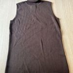 Designer Originals Designer‎ Originals Brown Small- turtle neck, tank top 100%cotton H0225 Photo 0