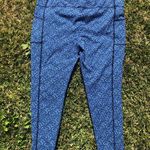 Chico's NWT Chico’s ZENERGY SO SLIMMING Blue Cheetah Print Pocket Pima Cotton Leggings  Photo 2