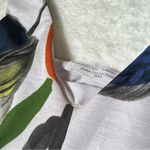 ZARA  White Floral Cropped Swing Tank Top Photo 9