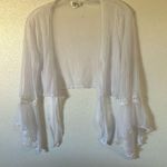 Taboo  tie front cropped coverup 1X Photo 0