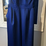 Guess Elegant Blue Halter Jumpsuit Photo 0