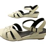 LifeStride Yvette Strappy Wedge Sandal White US Women's 6.5M Size 6.5 Photo 1